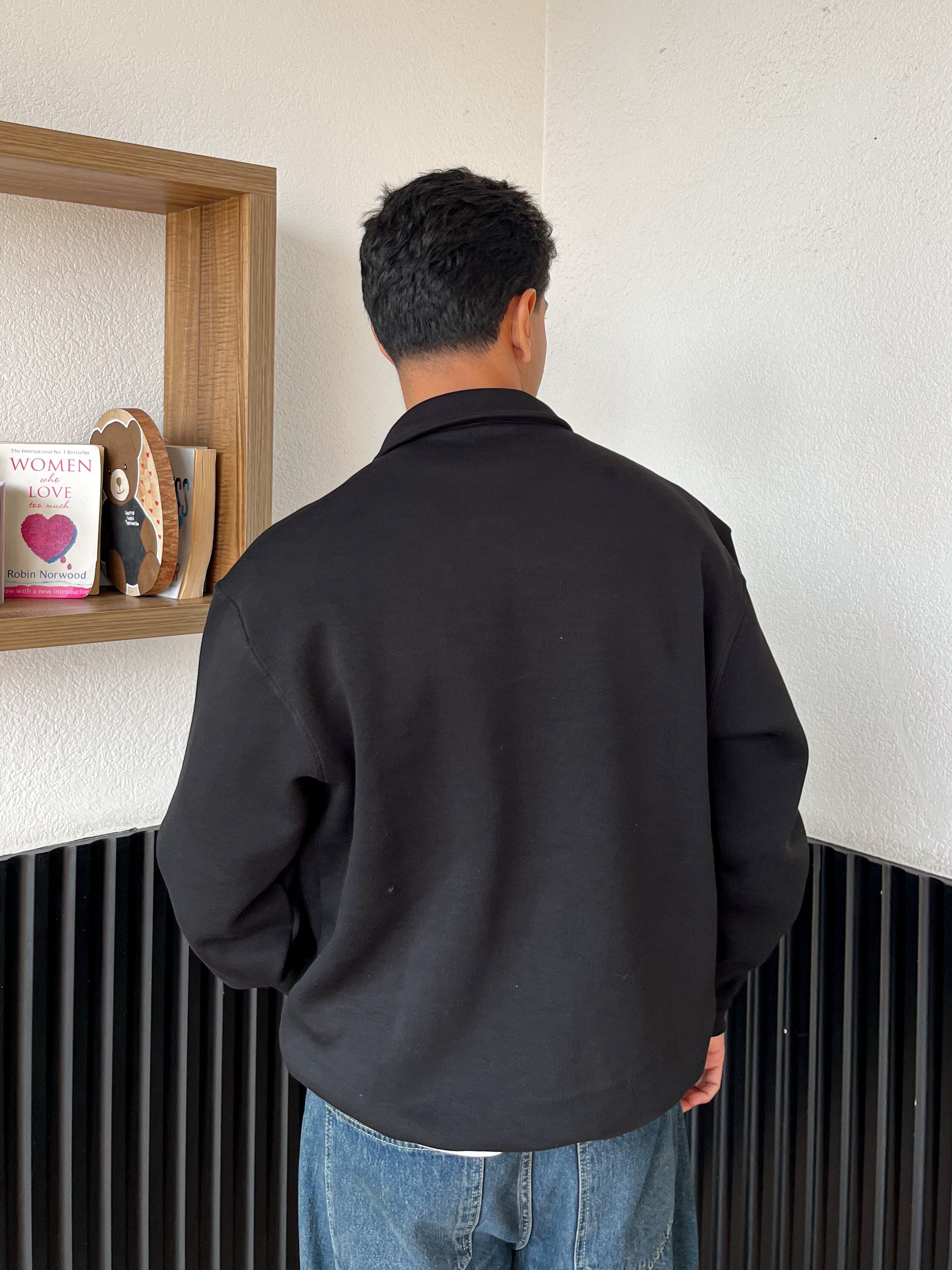 Black Polo Sweatshirt